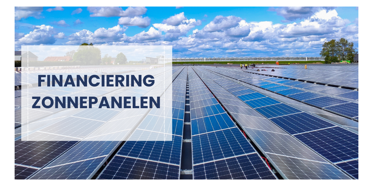 Financiering Zonnepanelen